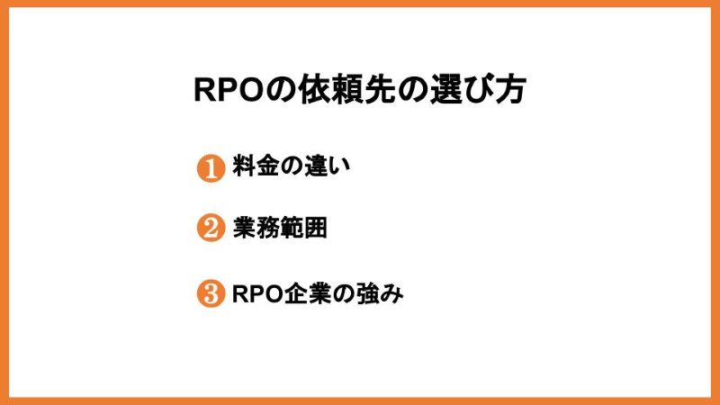 RPOの依頼先の選び方